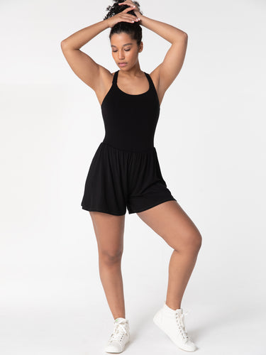 Imbodhi Lila Romper BLACK