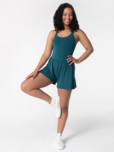 Imbodhi Lila Romper TEAL