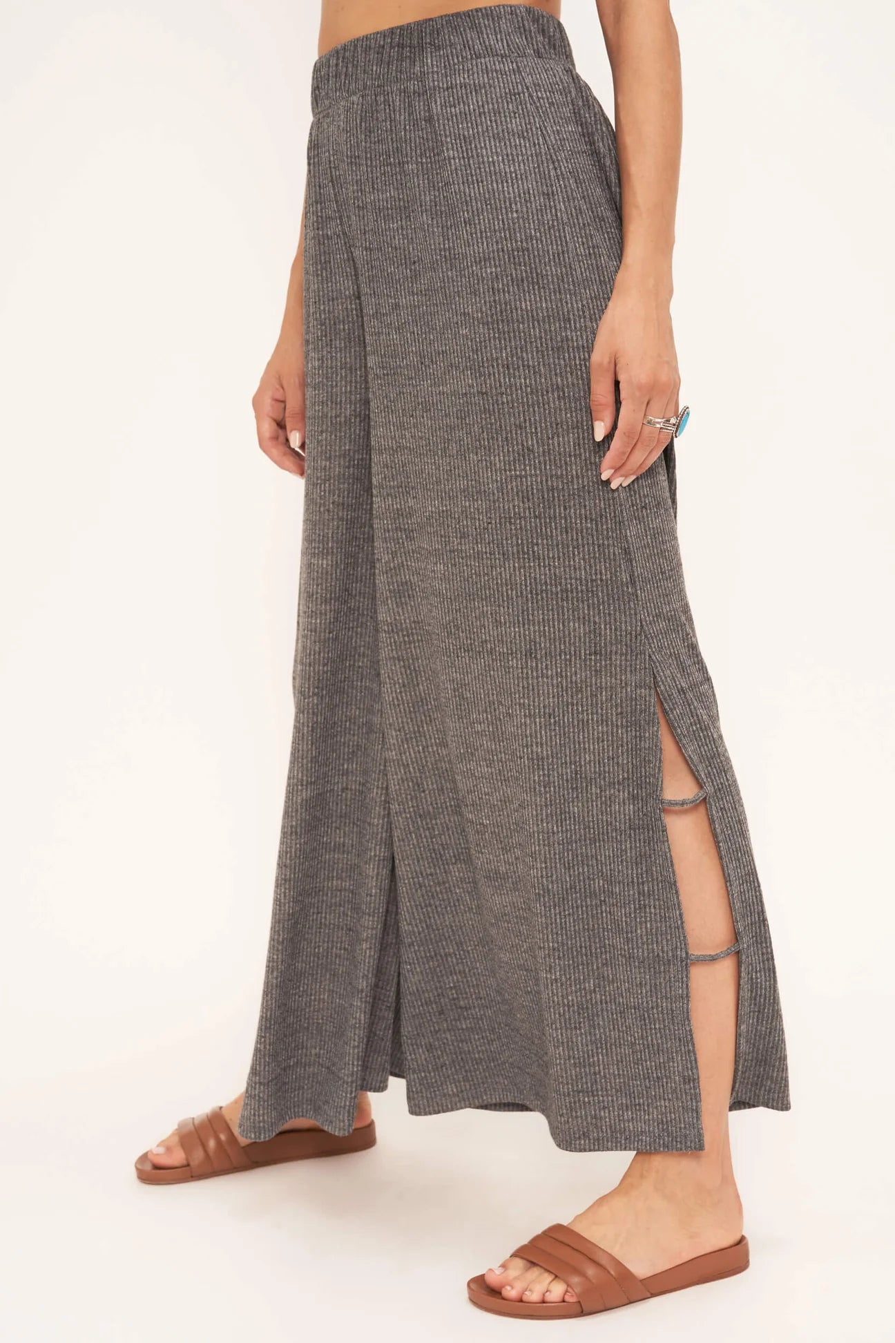 Summer Daydream Ribbed Wideleg Pants