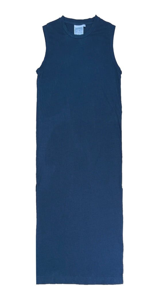 Jungmaven Hermosa Hemp Organic Cotton Midi Dress NAVY