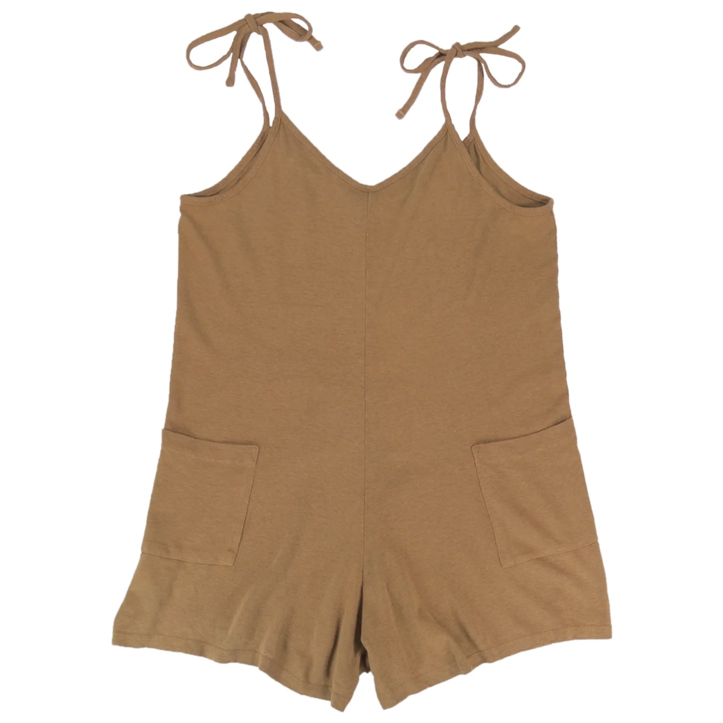 Jungmaven Hemp and Organic Cotton Sespe Romper COYOTE