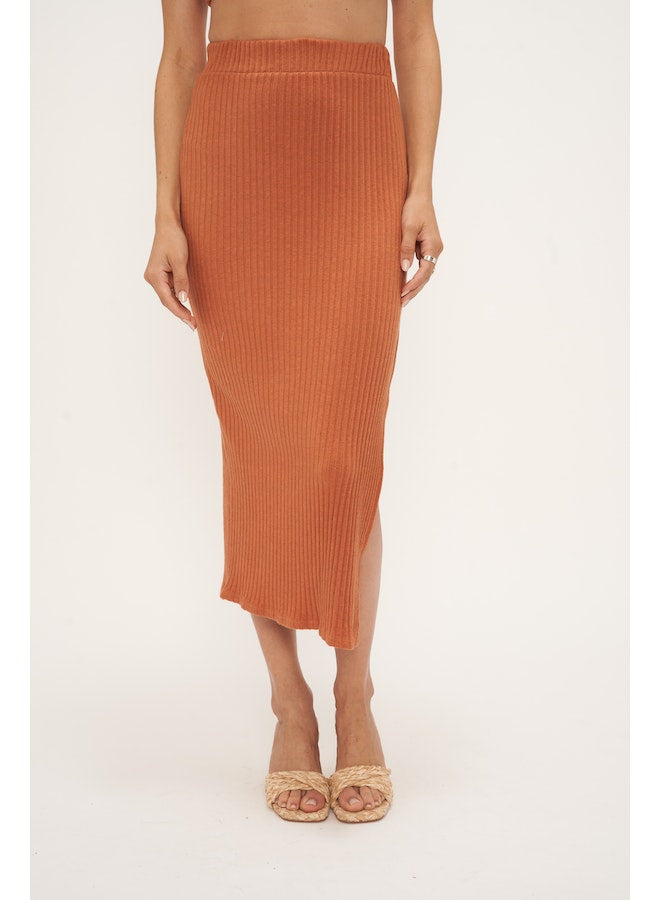Before Sunset Sweater Ribbed Skirt