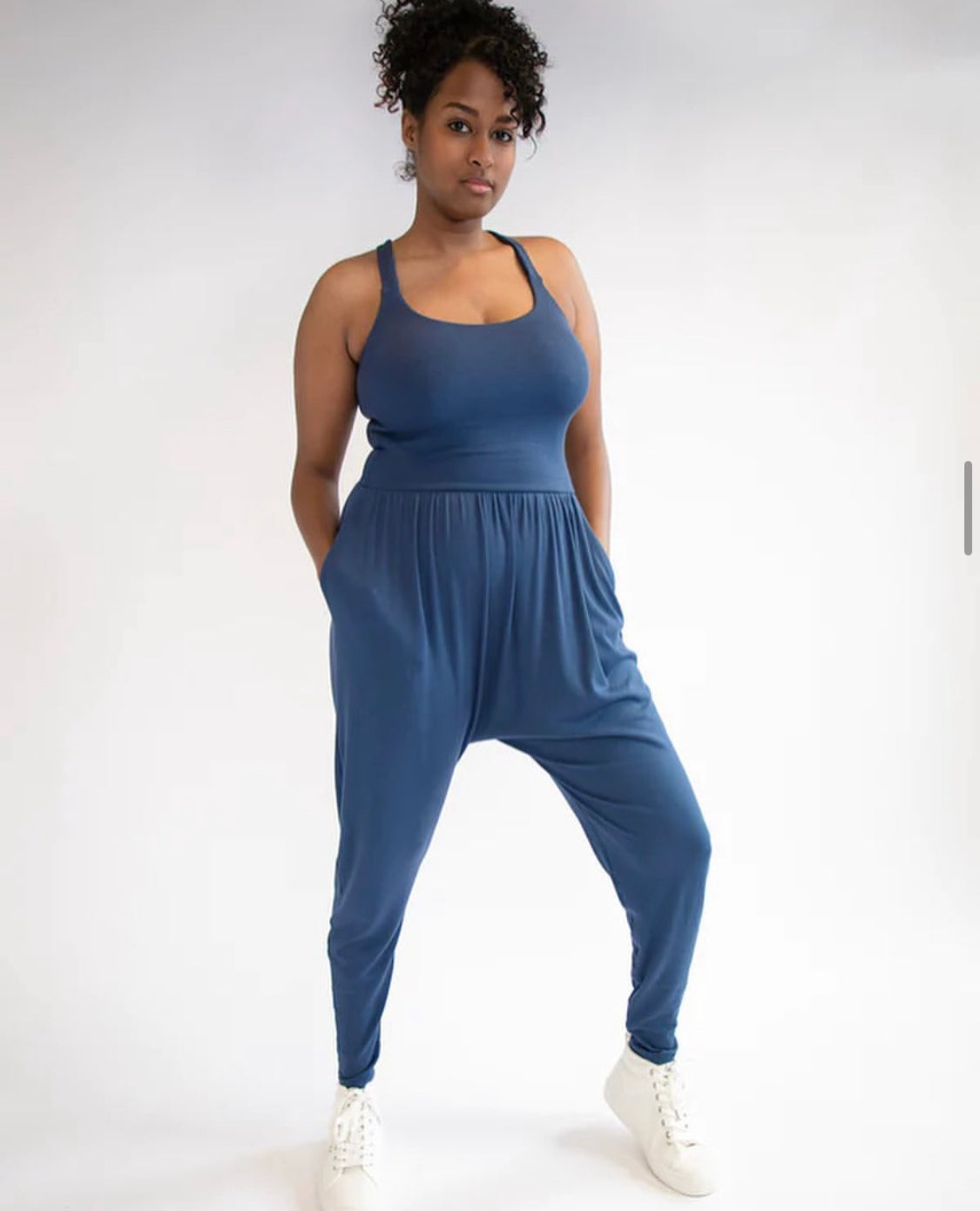 Imbodhi Bodhi Jumpsuit RIBBED INDIGO