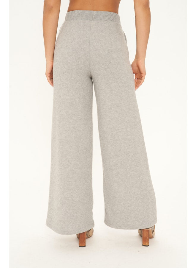 Paradise Cozy Wideleg Pants GREY