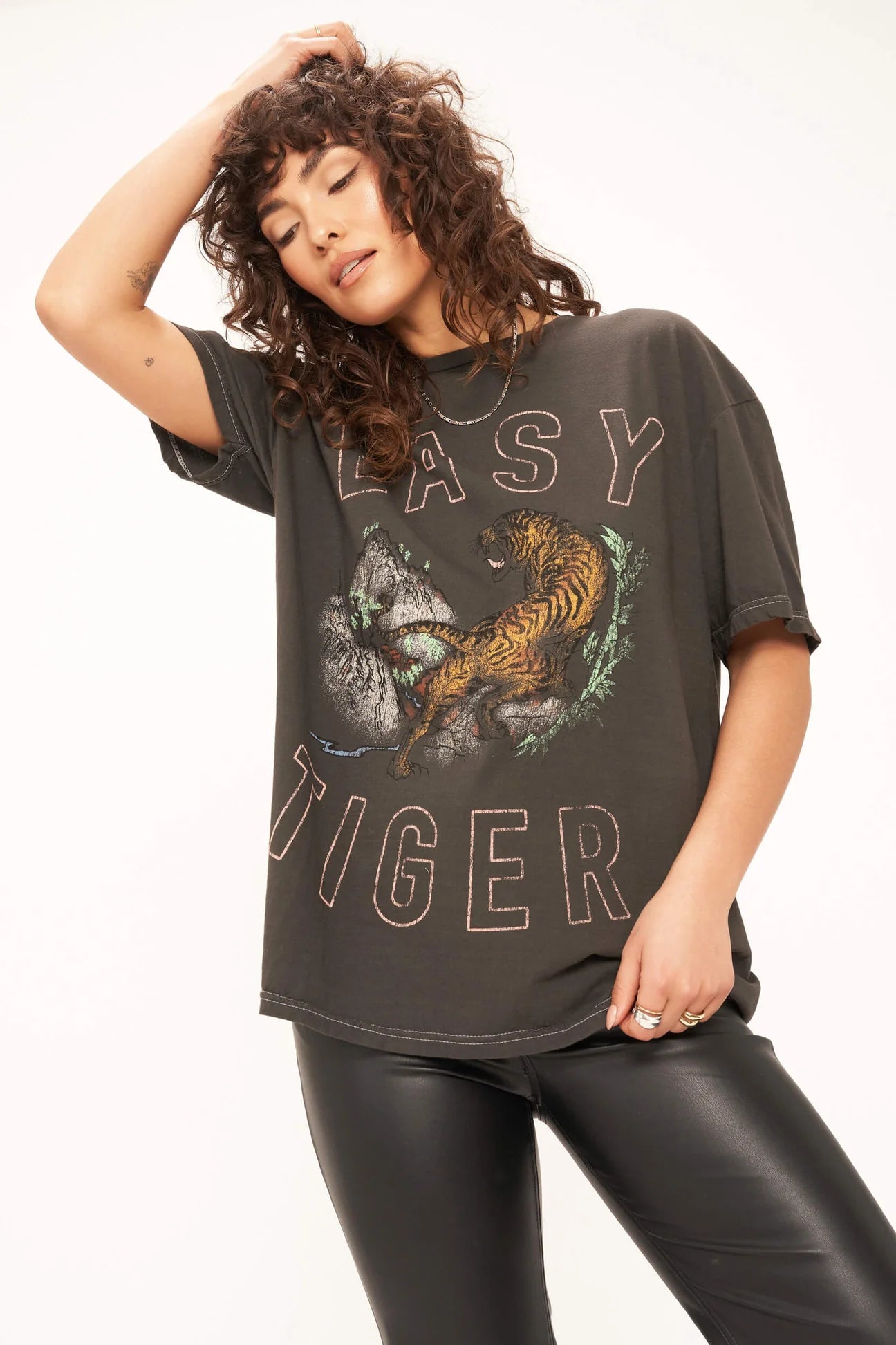 Easy Tiger Oversized Graphic Tee