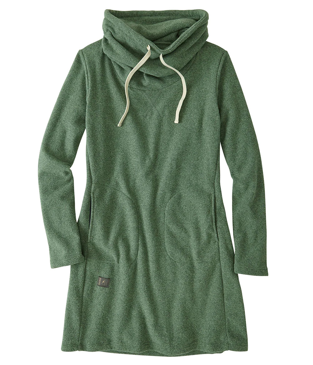 Velma Fleece Dress LODEN