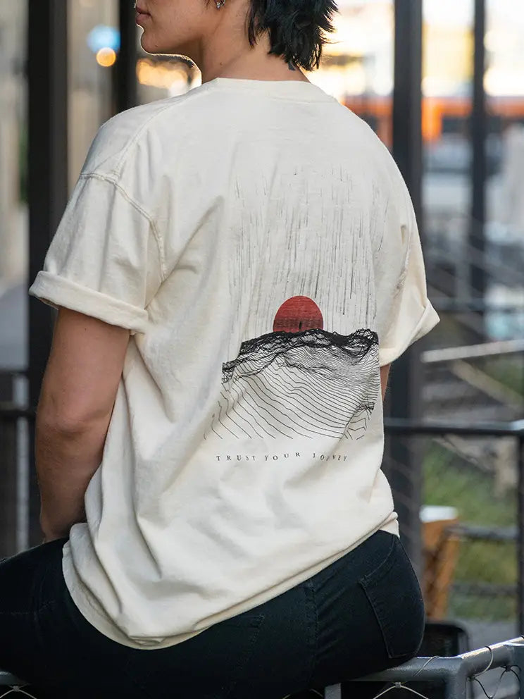 Trust Your Journey Unisex Cotton Graphic Tee Shirt