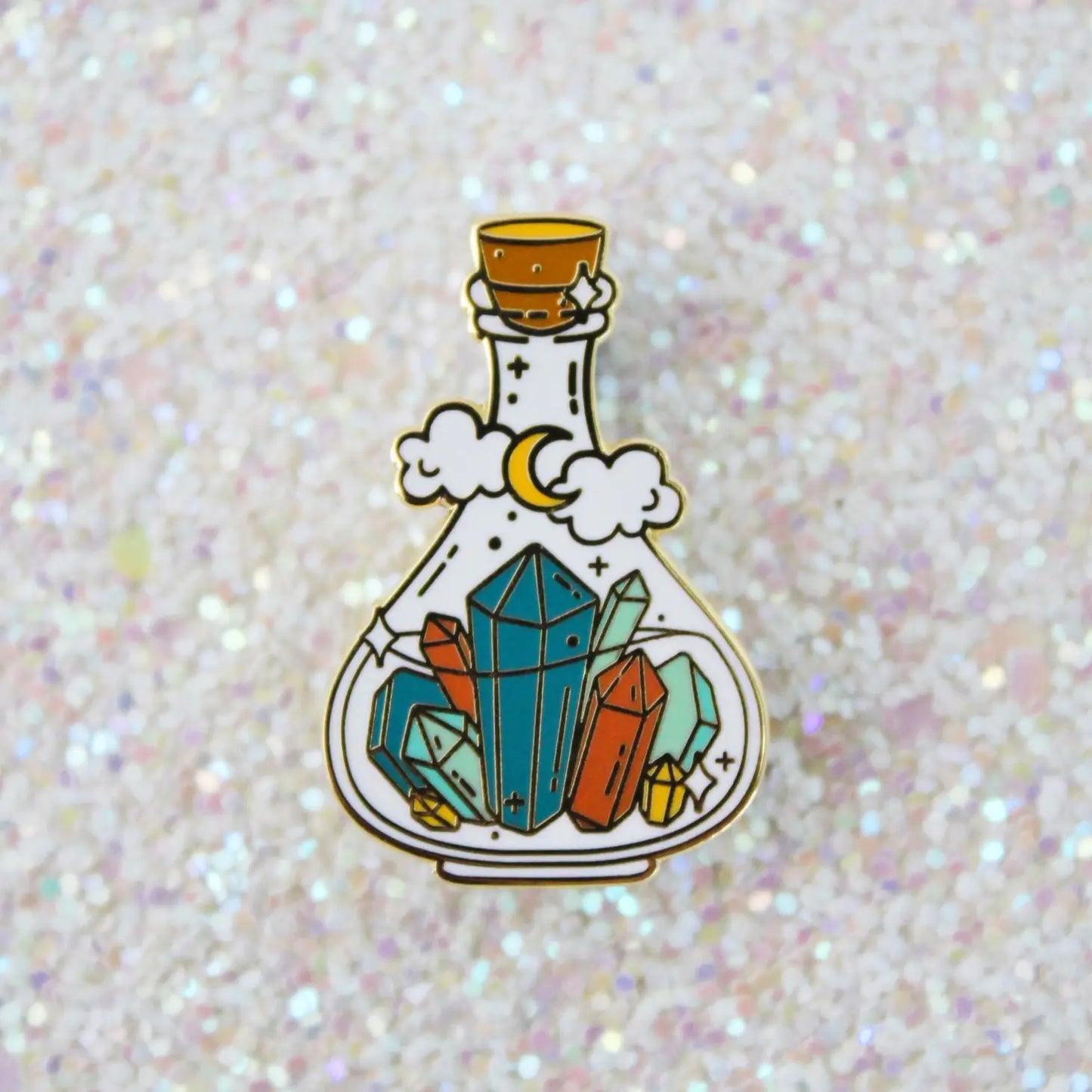 Crystal Potion Enamel Pin