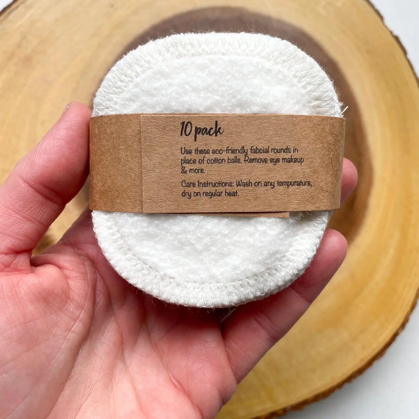 Bamboo & Organic Cotton Facial Rounds (10 pack)