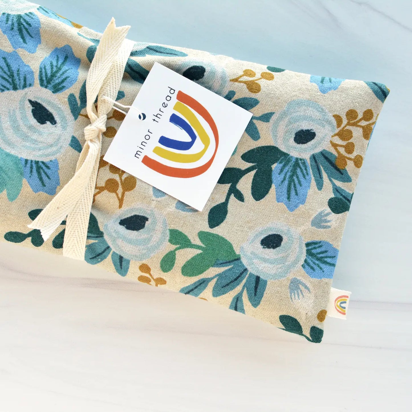 Blue Floral Lavender Eye Pillow