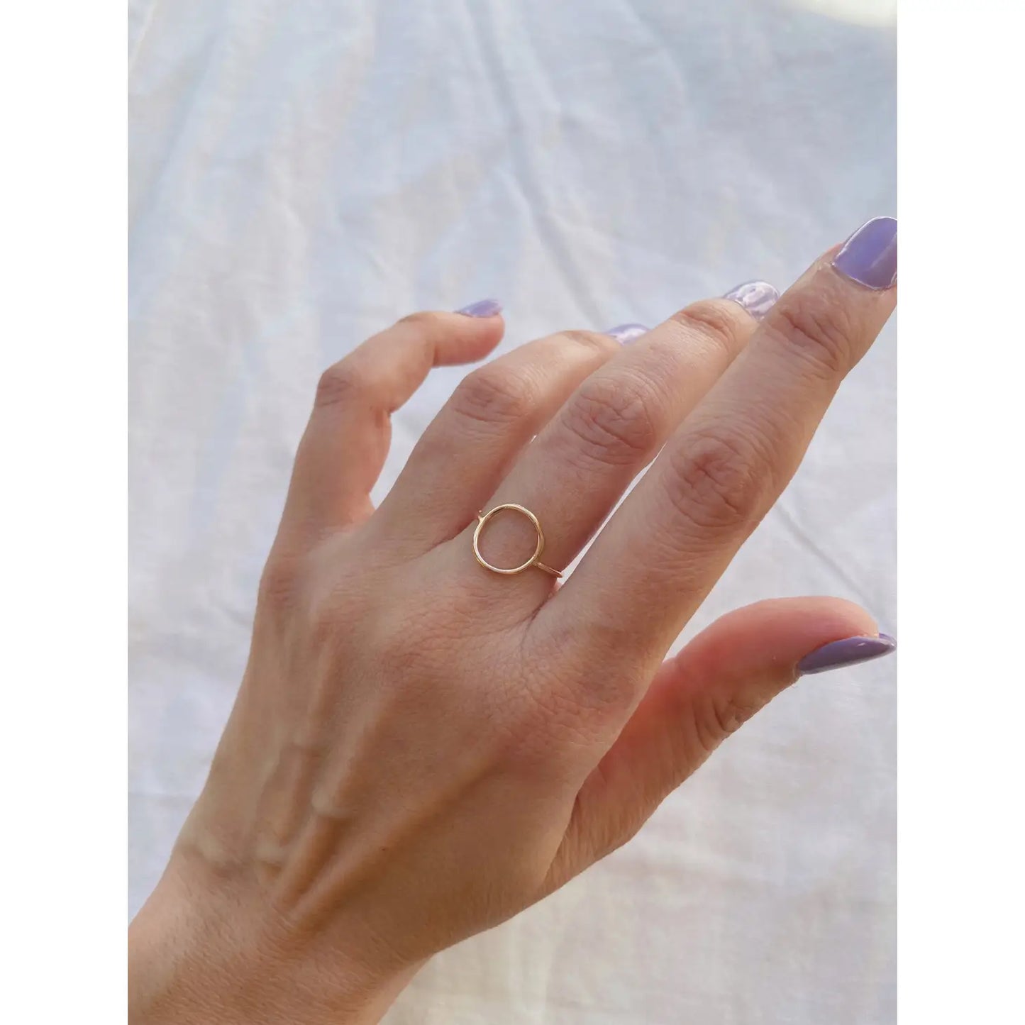 Open Circle Ring (Gold, Silver)