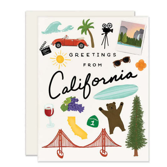 Greetings from California Card by Slightly Stationary