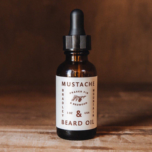 Fraser Fir & Redwood Mustache + Beard Oil