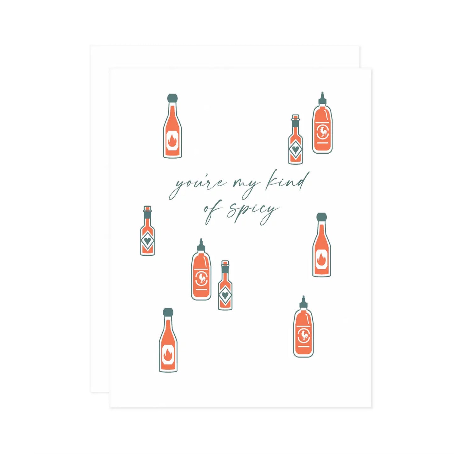 My Kind Of Spicy Letterpress Card