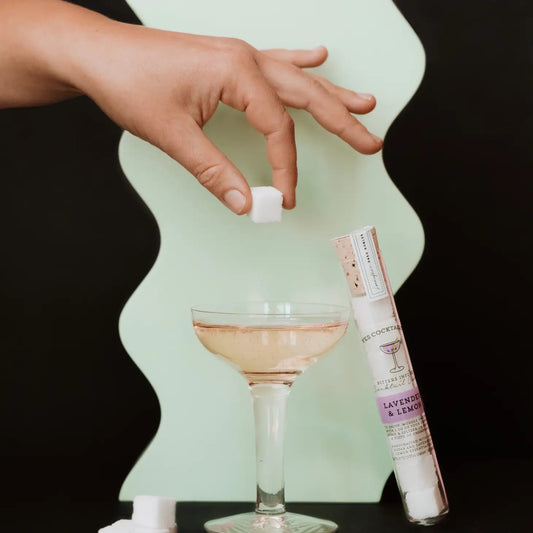 Lavender & Lemon Bitters Infused Cocktail Cubes