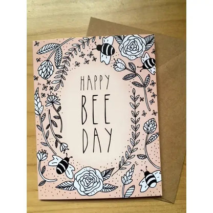 Bee Day Card by Pen and Pine