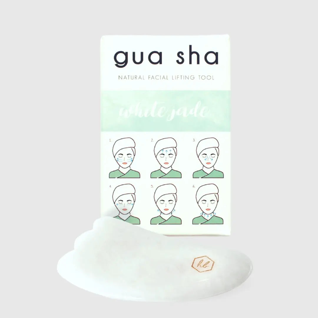 Gua Sha Facial Tool (Amethyst, Rose Quartz, Jade, White Jade)