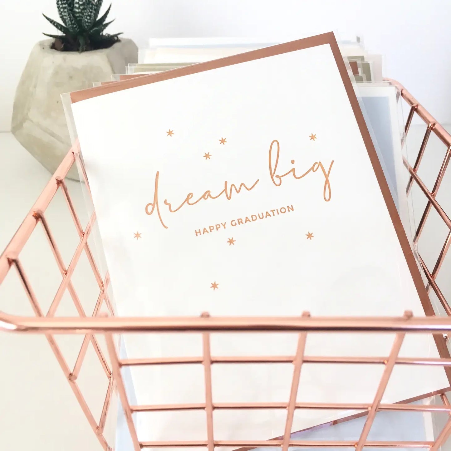 Dream Big Letterpress Card