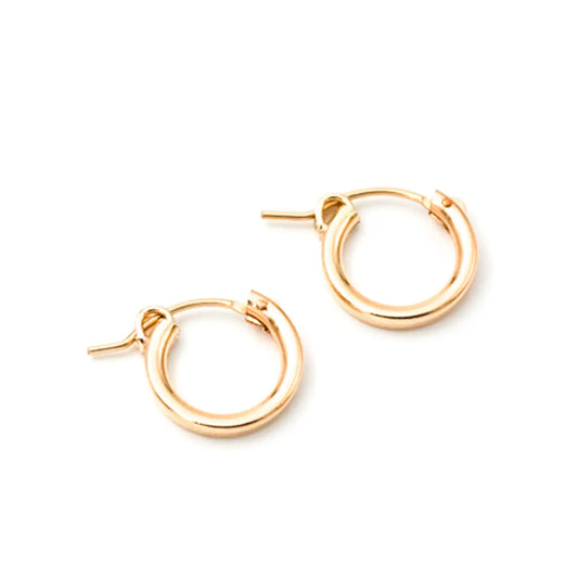 Hinge Hoop Huggie Earrings XS