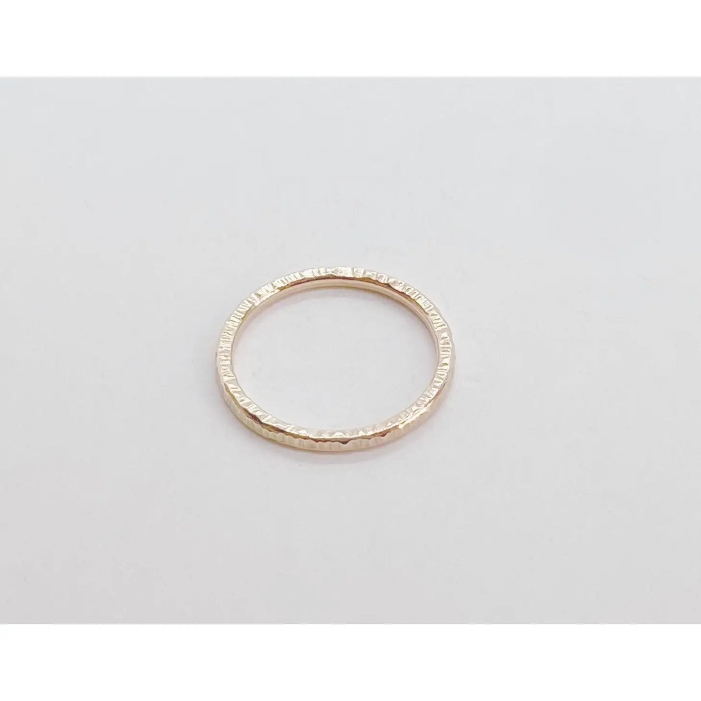 Bark Textured Ring (Gold, Silver)