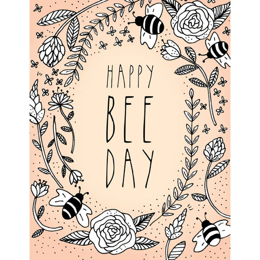 Bee Day Card by Pen and Pine