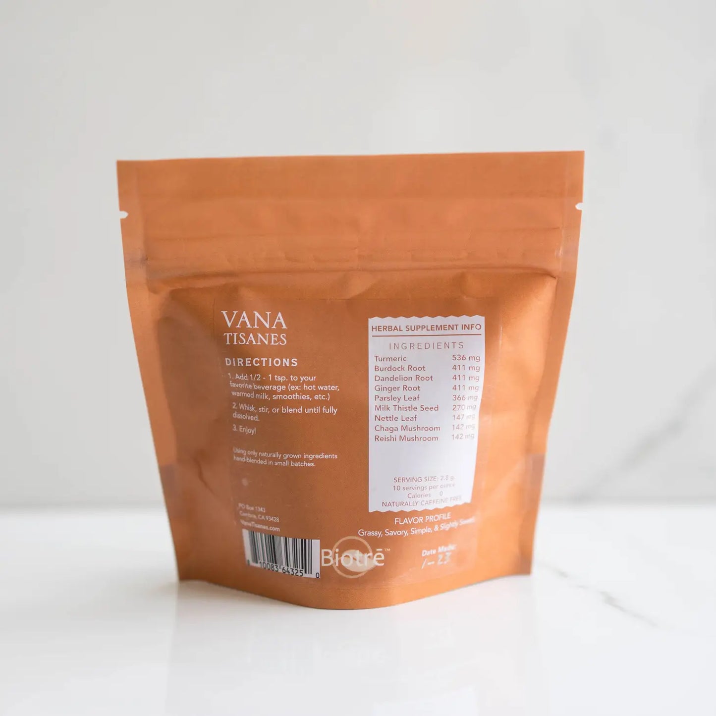 DETOX Plant and Mushroom Adaptogen Powder