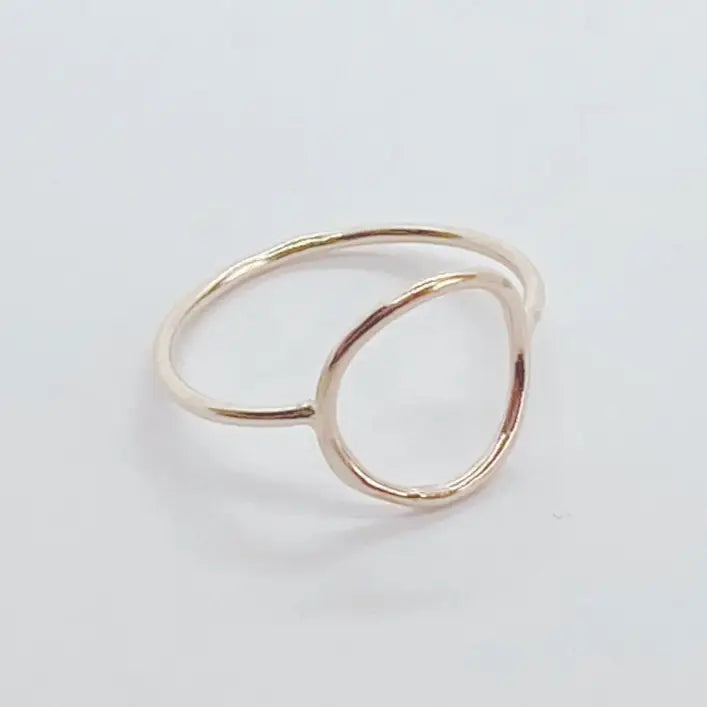 Open Circle Ring (Gold, Silver)