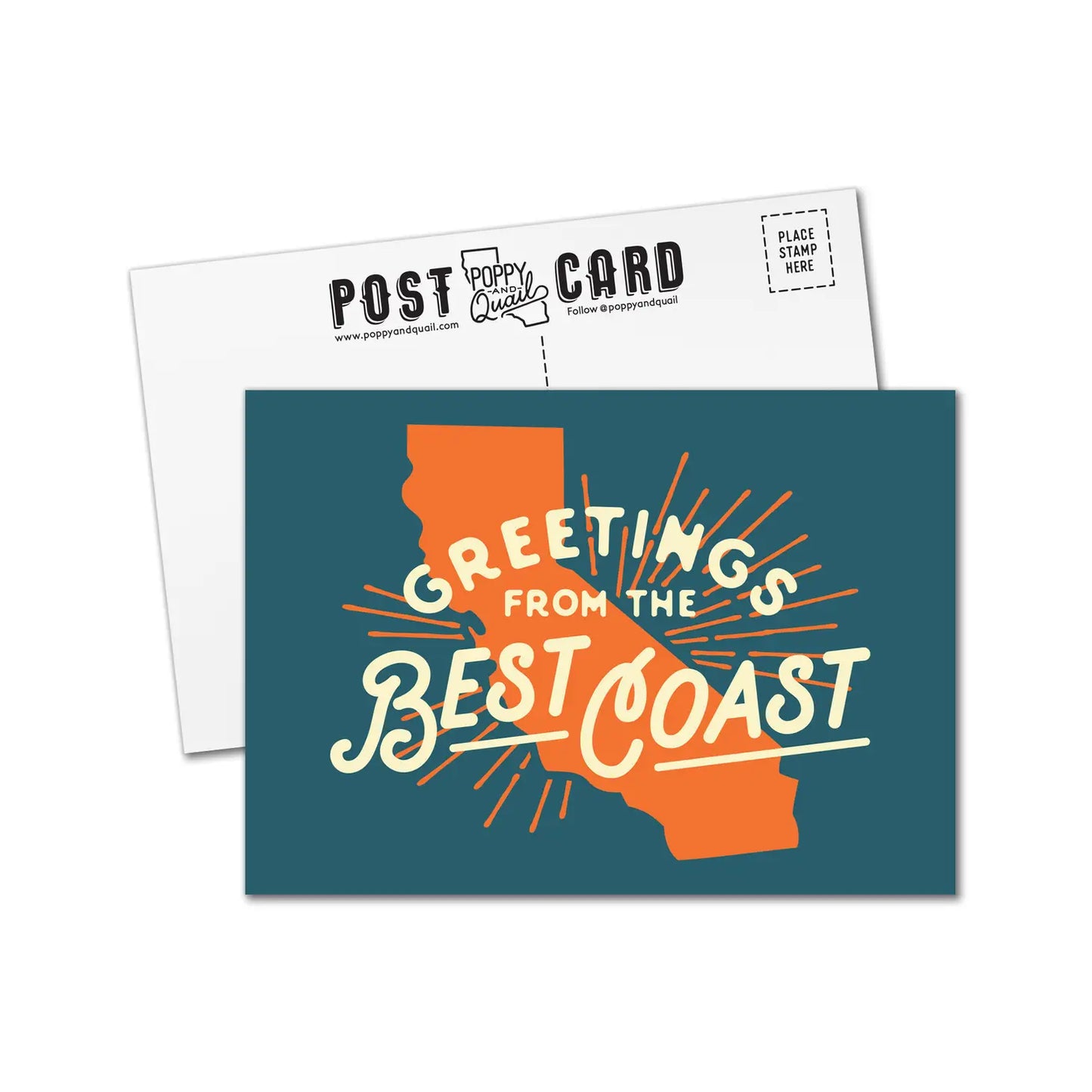 California Postcards Set of 5