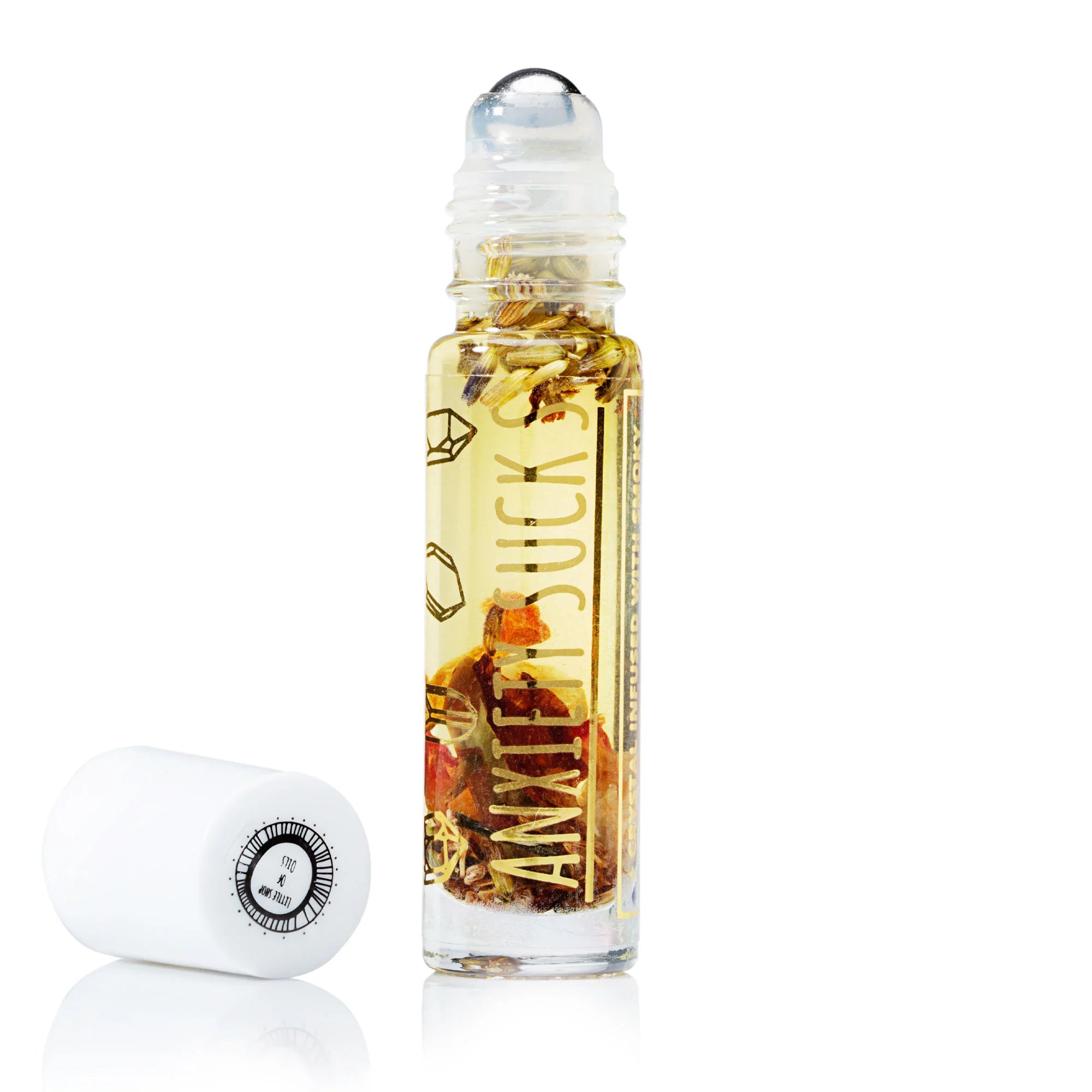 vape juice for anxiety Anxiety Sucks Gemstone Infused Aromatherapy Roller – Redemption