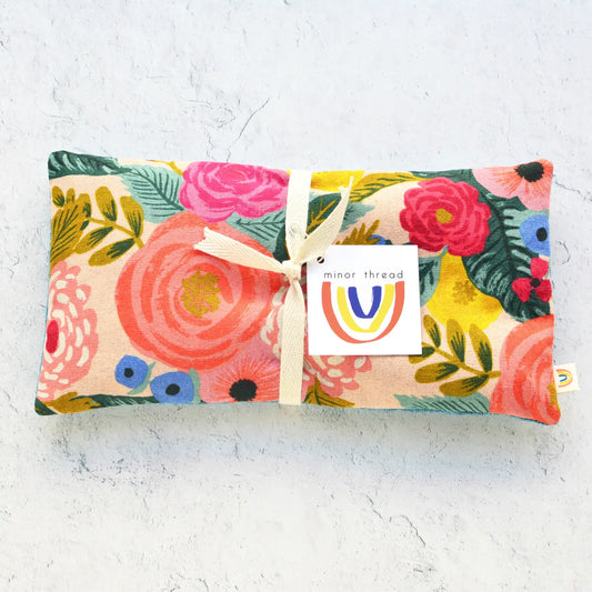 Rose Bouquet Lavender Oversized Eye Pillow