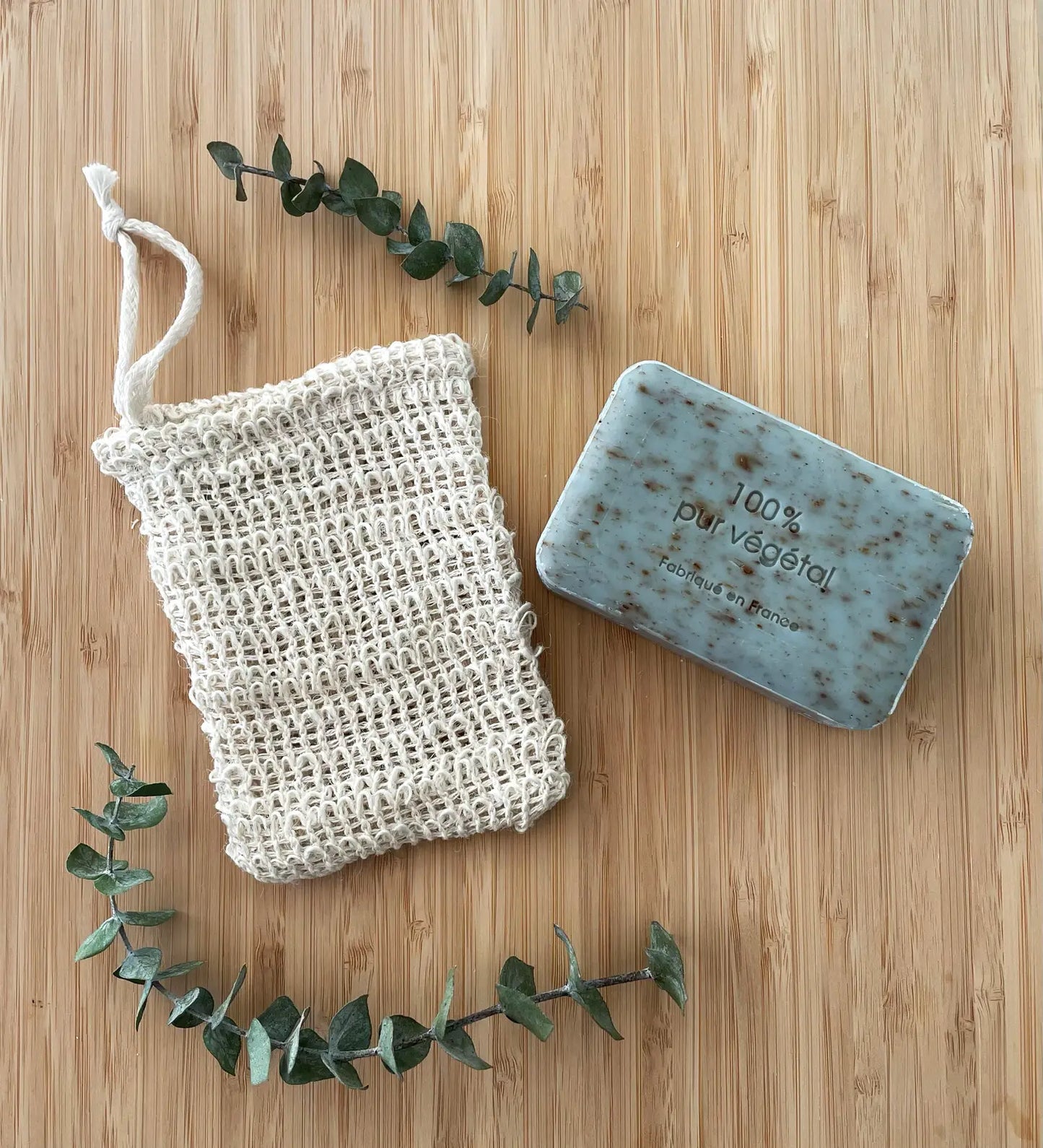 Compostable Sisal Soap Saver & Exfoliant