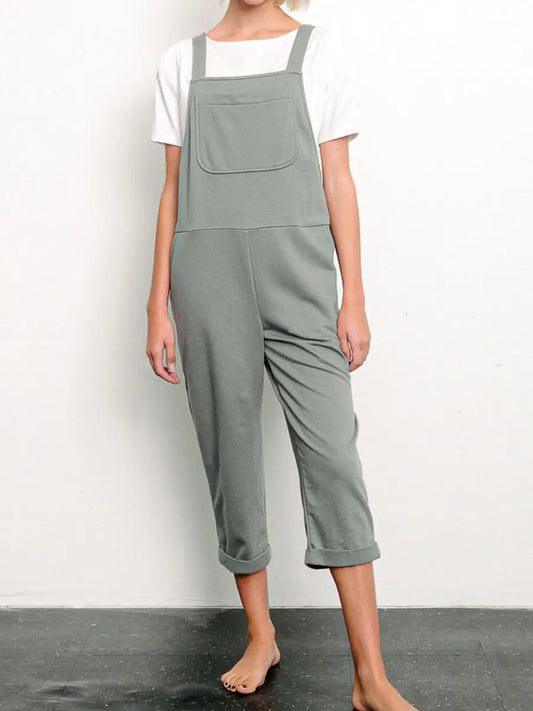 Hemp & Organic Cotton Overalls (Grey, Sage)