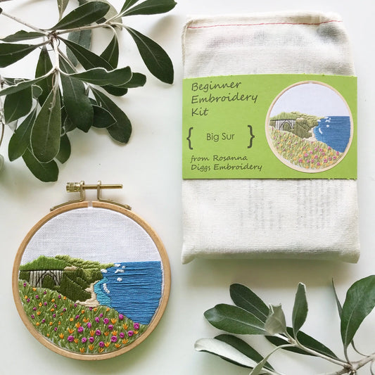 Big Sur DIY Cross Stitch Embroidery Kit