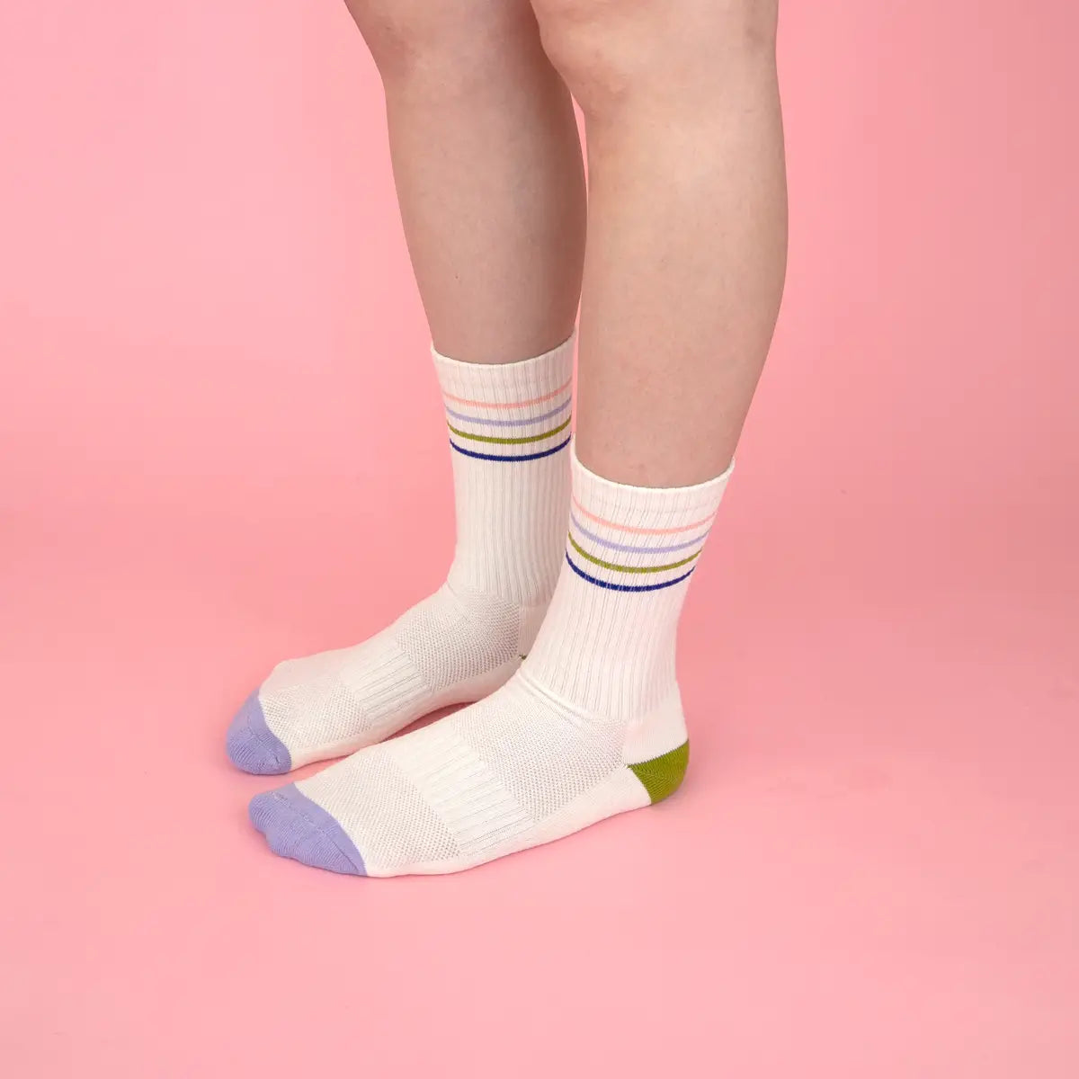 Retro Stripes Cushioned Socks