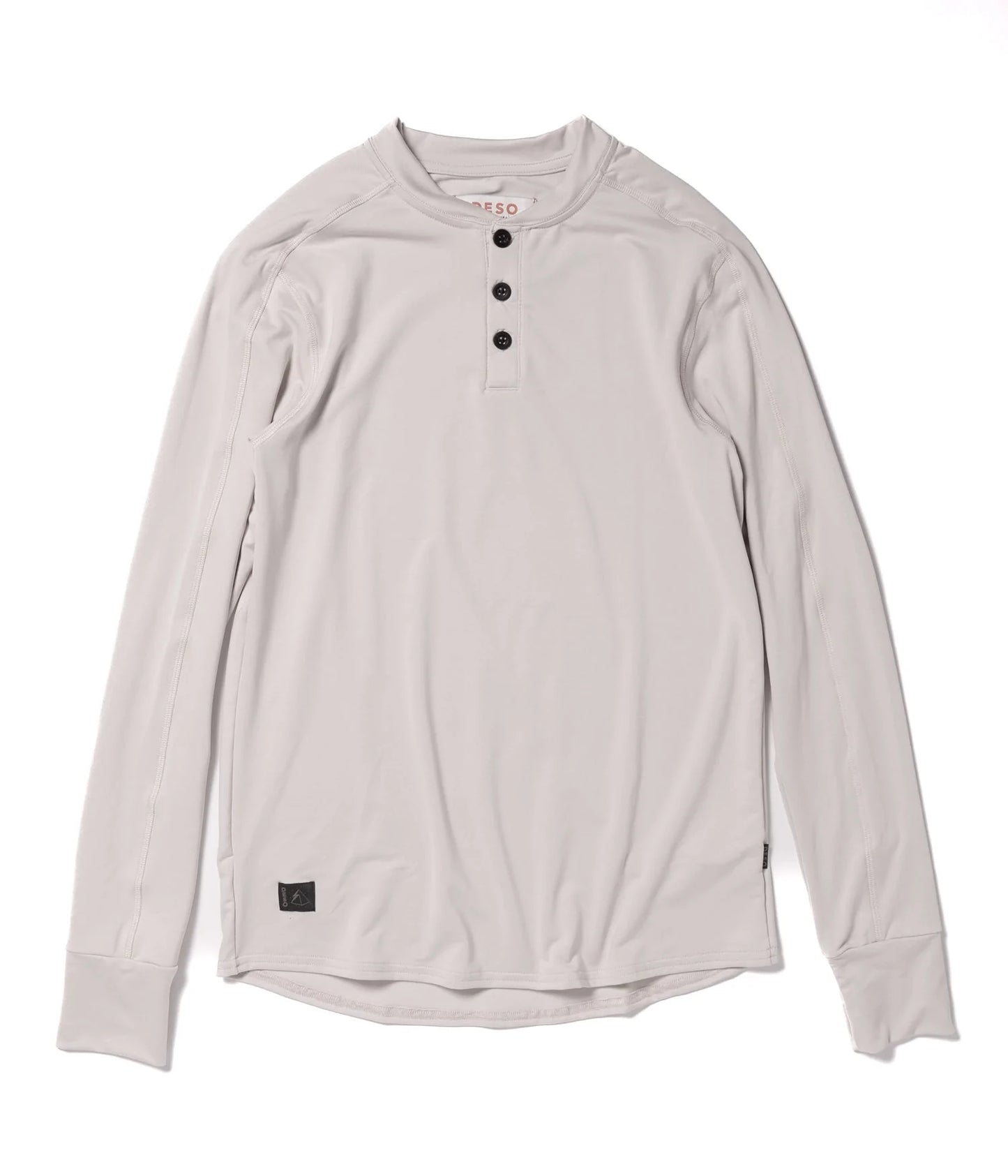 Benton Long Sleeve Henley WHITE SAND