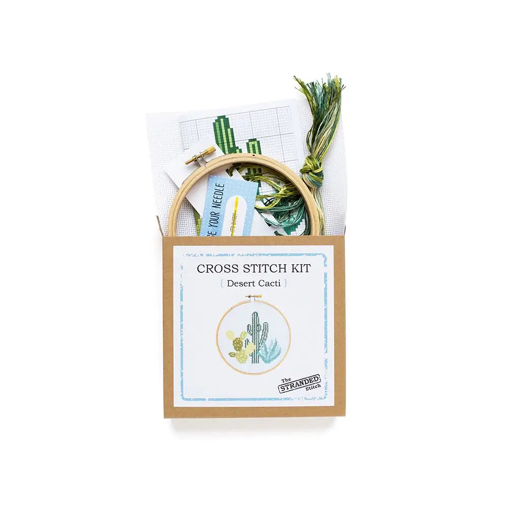 Desert Cacti DIY Cross Stitch Embroidery Kit