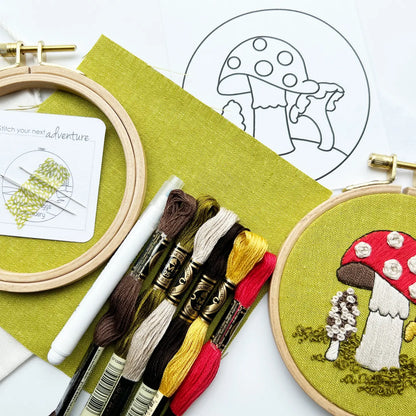 Fungis DIY Cross Stitch Embroidery Kit