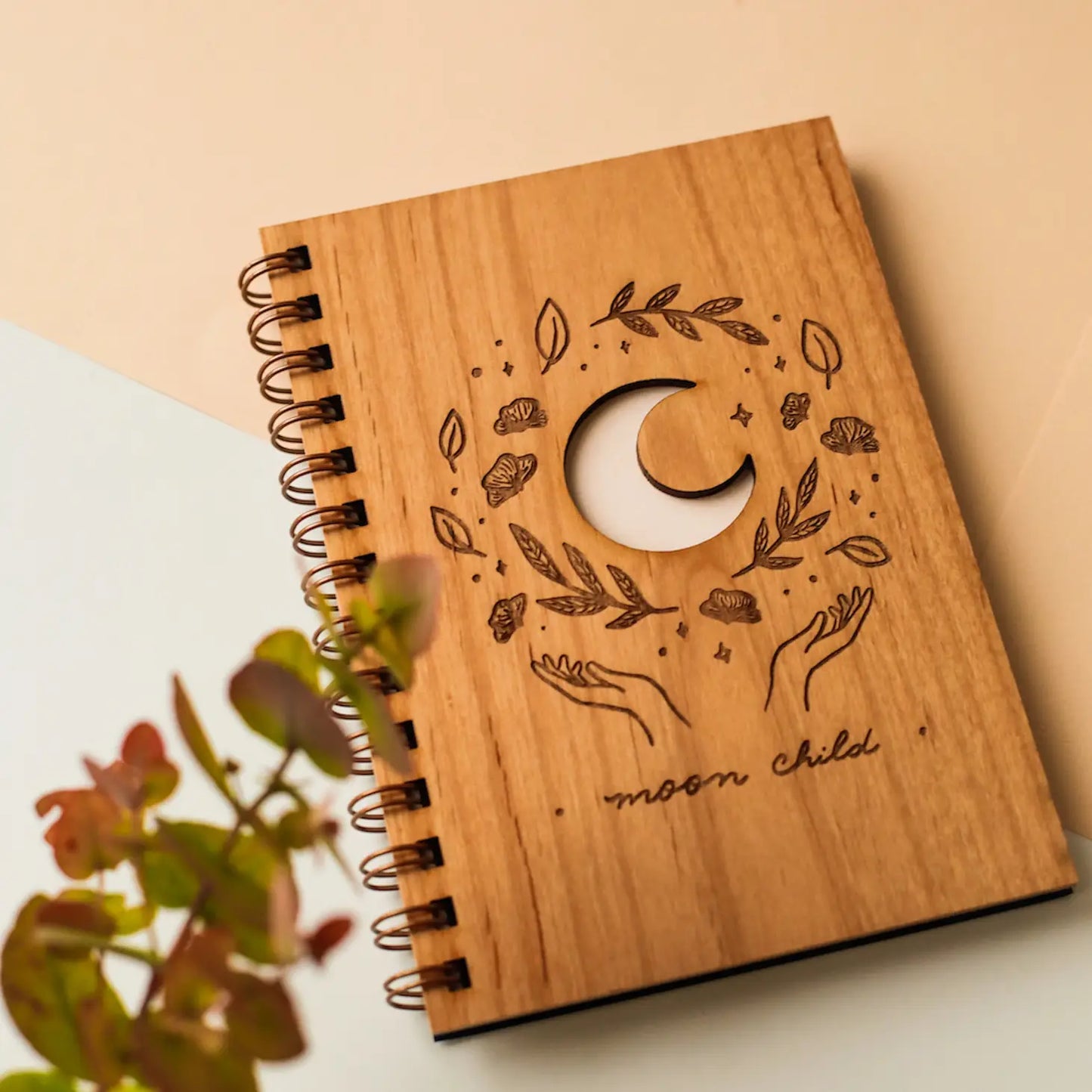 Moon Child Wood Journal
