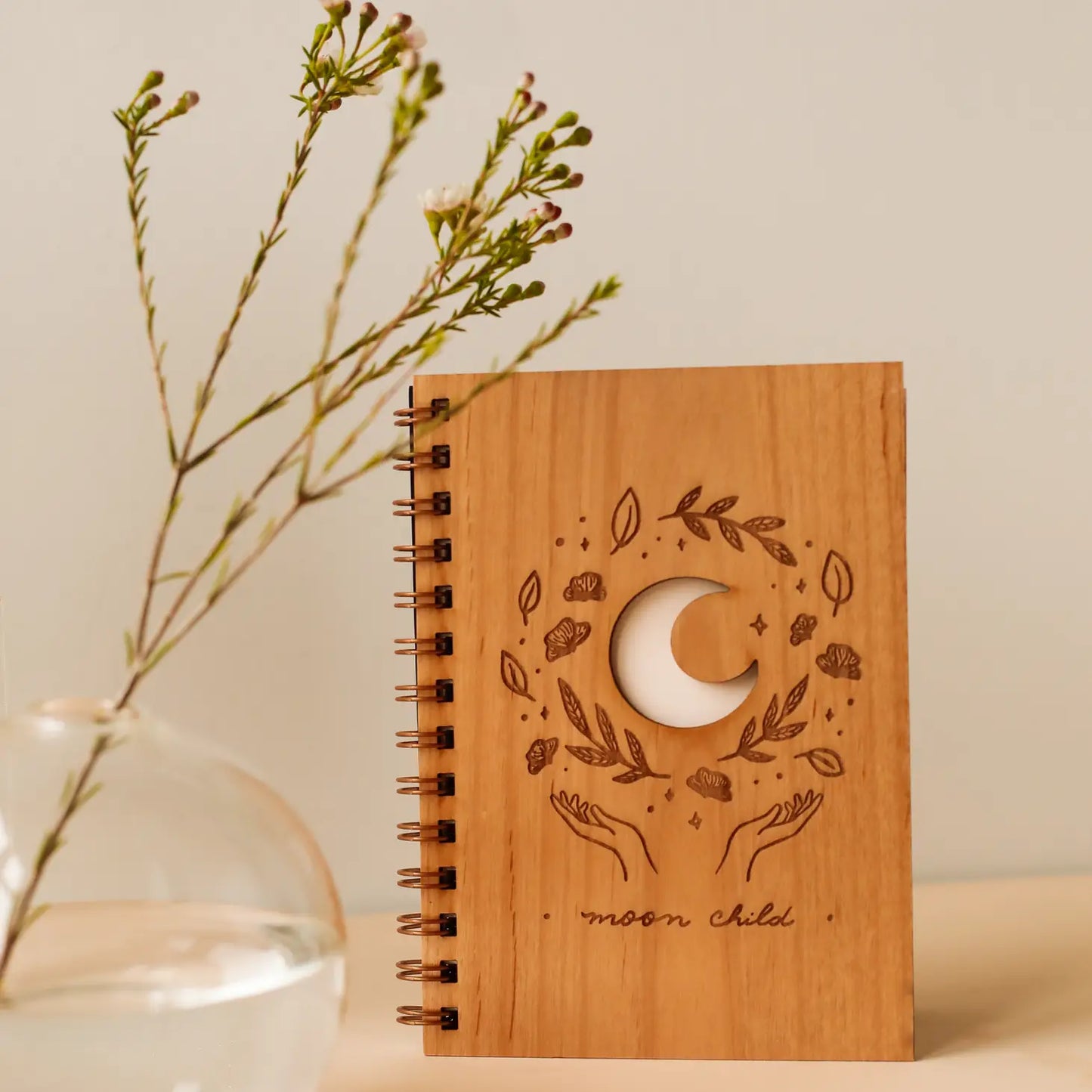 Moon Child Wood Journal