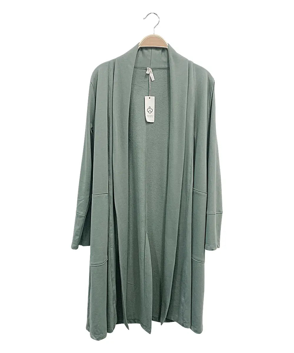 Hemp & Organic Cotton Coat (Beige, Grey, Sage)