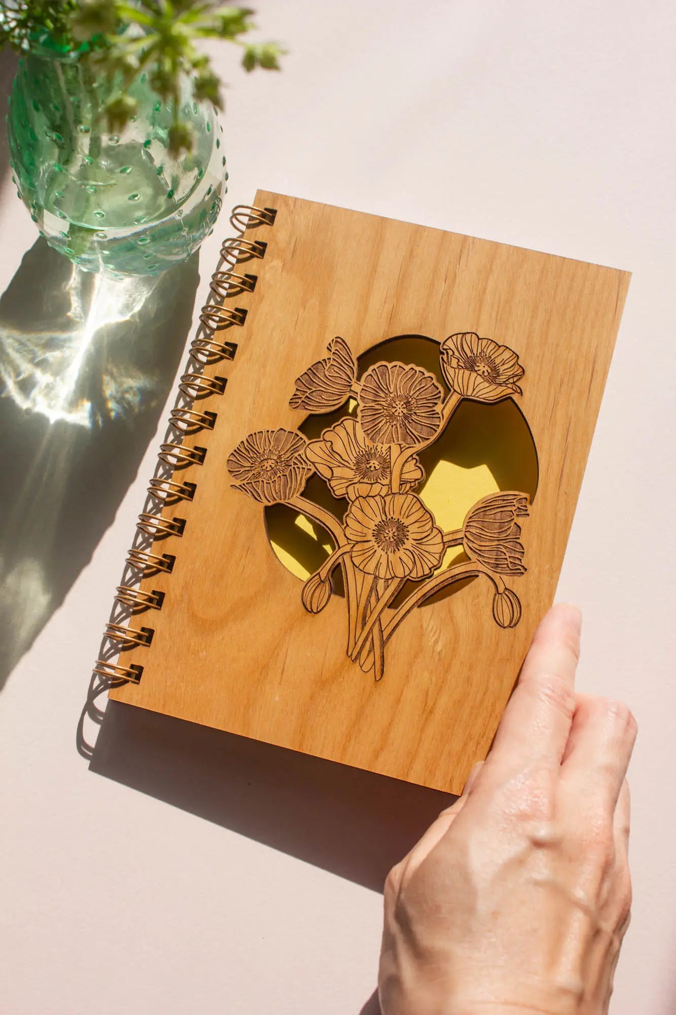 Poppies Wood Journal