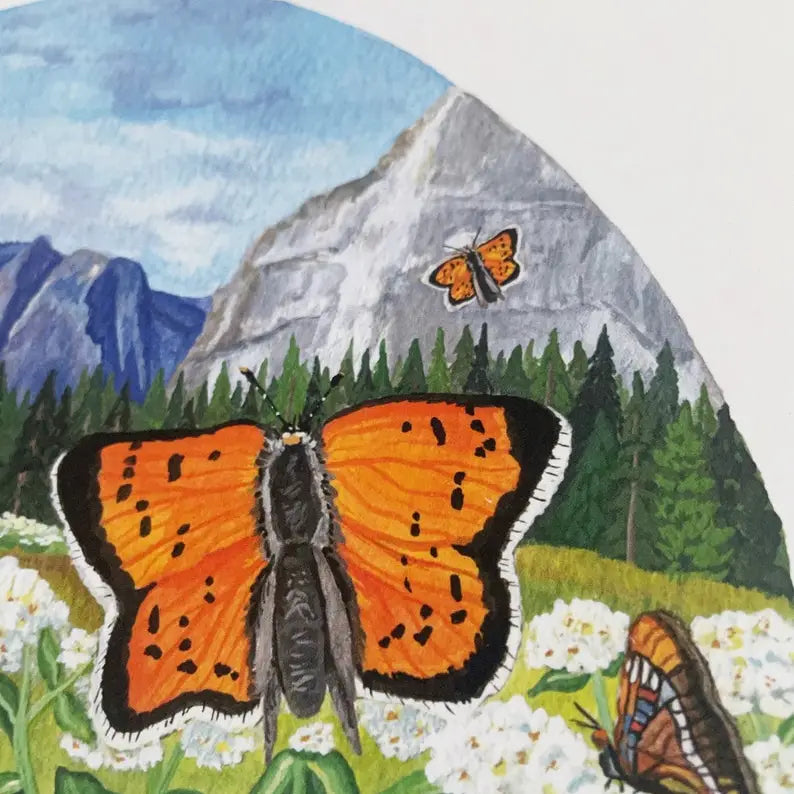 Yosemite Butterfly Print