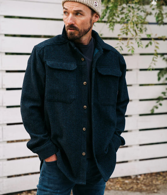 Willy Wool Overshirt INDIGO