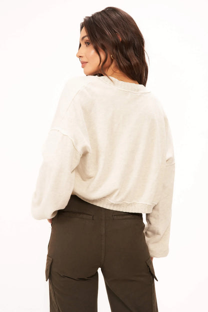If Only Seamed Sweater Shrug OAT