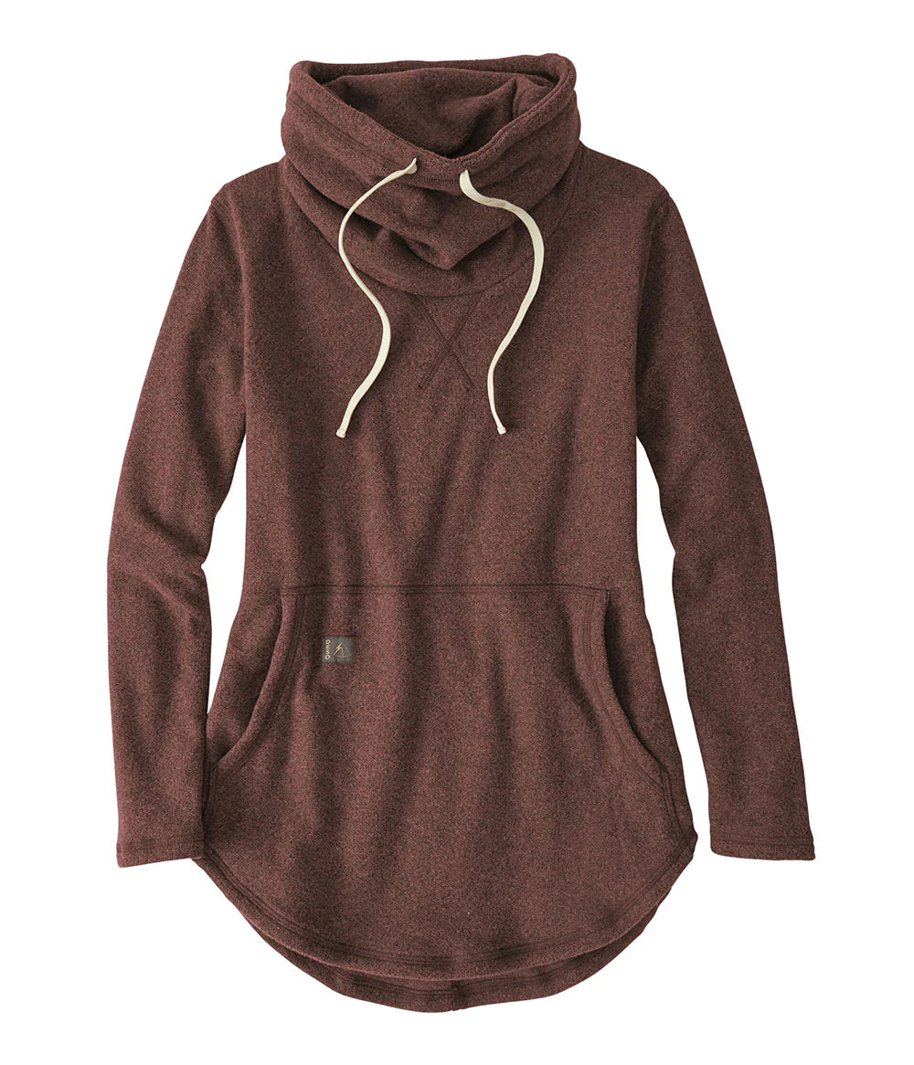 Tallac Funnel Neck Pull Over MOCHA