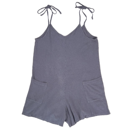 Jungmaven Hemp and Organic Cotton Sespe Romper DIESEL GREY