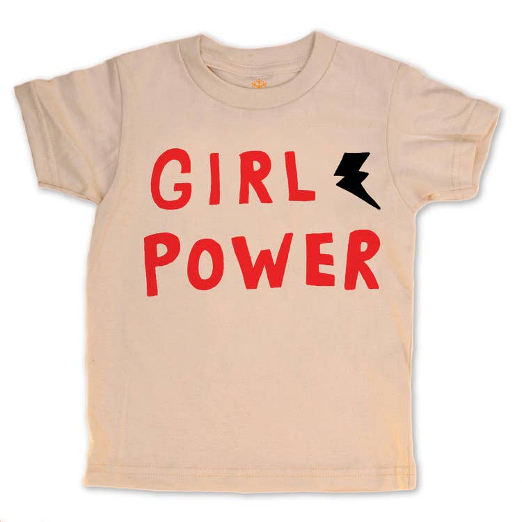 Girl Power Organic Cotton Kids Tee Shirt