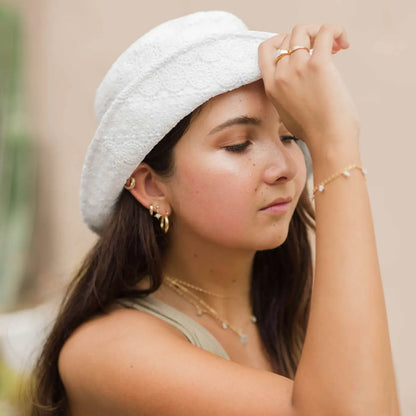 North Star Dangle Stud Earrings