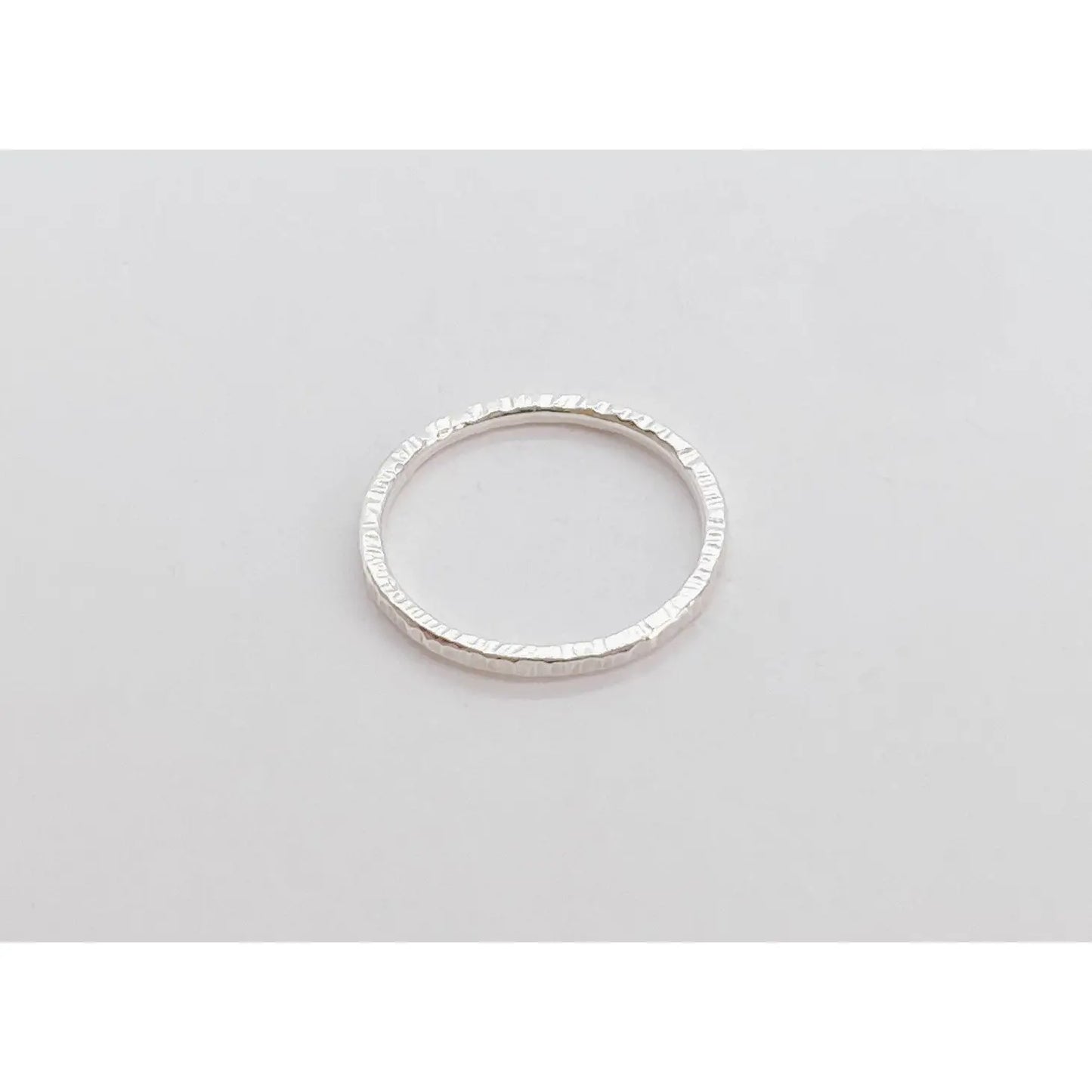 Bark Textured Ring (Gold, Silver)