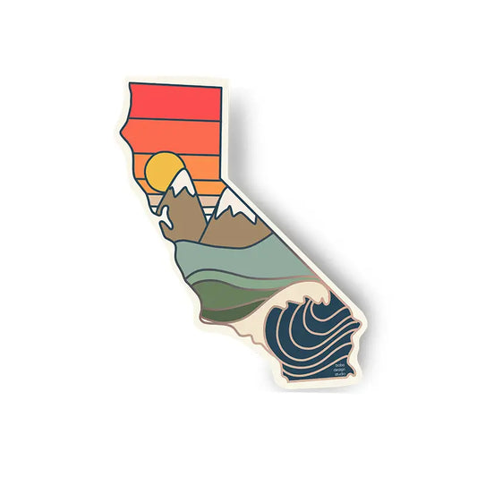 California Landscape Sticker
